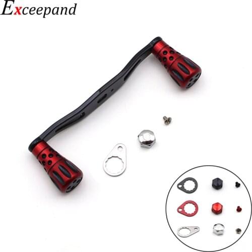 Exceepand Aluminum Knobs Power Fishing Reel Handle for Abu Garcia Daiwa Low Profile Baitcasting Reel Grips