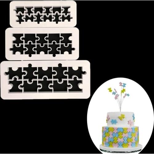 Geometric shape cookie mould Biscuit Mold 3D Cookie Plunger Cutter Pastry Decorating DIY Food Fondant Baking Mould Tools