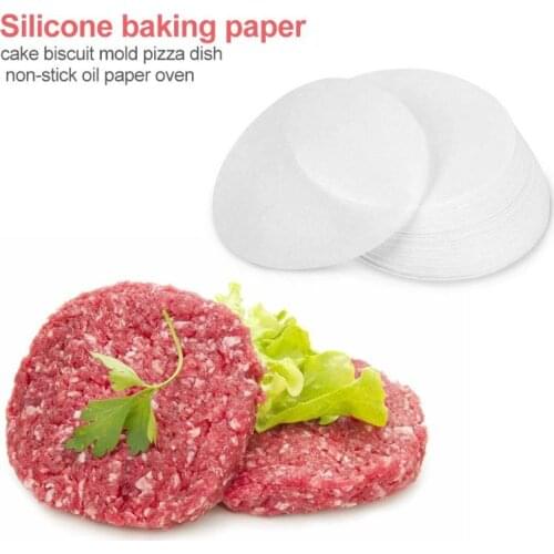 500Pcs 10cm 11cm Round Baking Paper Circle Parchment Paper Liner BBQ Oven Patty Hamburger Paper Cake Non-Stick Baking Tool