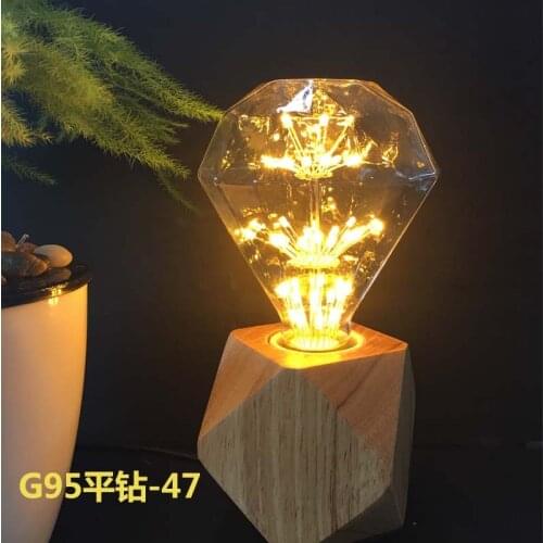G95 Diamond Starry sky lamp LED Edison Light bulb E27 110V 220V 3W Firework lamp Energy saving home Decor Christmas gift
