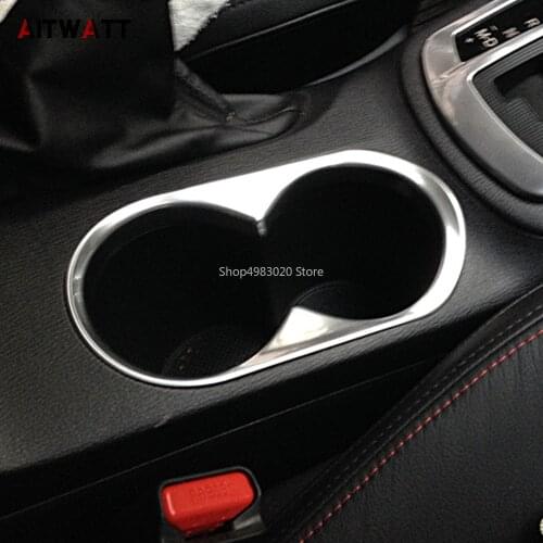 For Mazda CX-5 CX5 2012-2015 ABS Matte Internal Front Water Bottle Cup Glass Placement Holder Garish Covers Frame accessories