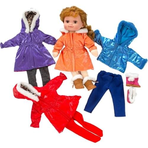 Fashionable Dolls Coat Jacket for 18 "girls Doll Dress Clothes Accessories