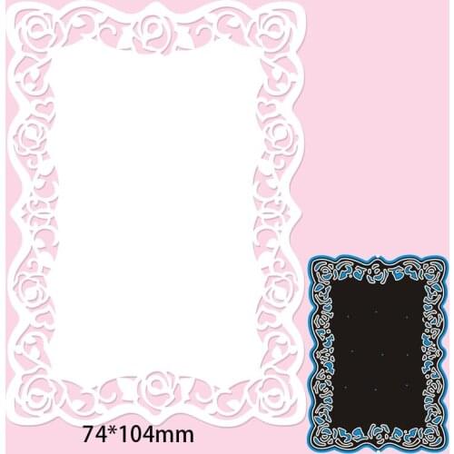 74*104mm Hollow Laser Grid New Cutting Metal Dies New Stencils DIY Scrapbooking Paper Cards Craft Making Craft Decoration