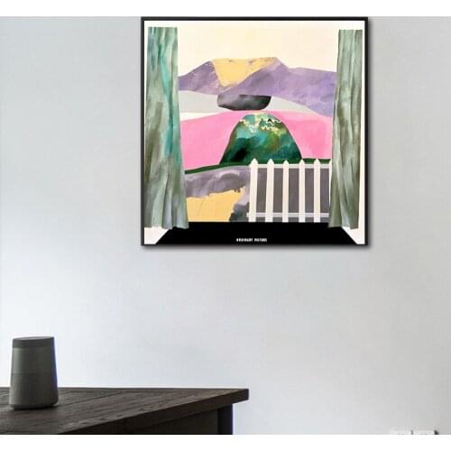 David Hockney Building, Pershing Square, Los Angeles Posters Prints Top Canvas Painting Home Decor Wall Picture Wall Art Prints