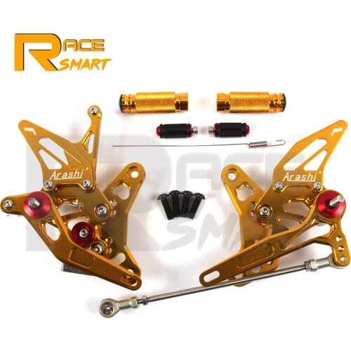 Rearset Footrest For SUZUKI SV650 2016-2021 Motorcycle CNC Adjustable Foot Rest Pegs SV650X SV650S SV 650 650X 650S 2017 2018