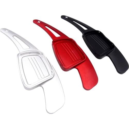2Pcs Car Steering Wheel Extension Shifters Shift Aluminum Alloy Shift Paddles for Audi A3 A4L A5 S3 S4 Q2 Q5 Q7 TT TTS 2017 2018