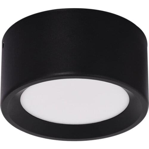 Surface mounted Round LED Downlight White SMD5730 15W 18W 20W 25W Ceiling Lamp Recessed Spot Black 110V 220V For Indoor Lighting
