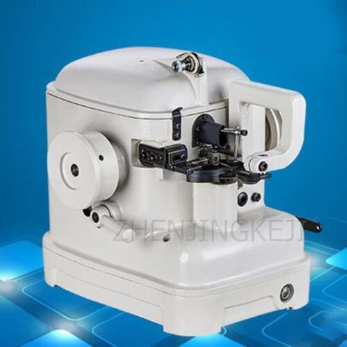 220V Commercial Electric Seaming Machine Factory Use Semi-Automatic Single Needle Ring Stitch Fur Leather Edging Sewing Equipmen