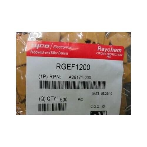 500PCS x RGEF1200 GF1200 12A 16V PTC Resettable Fuse