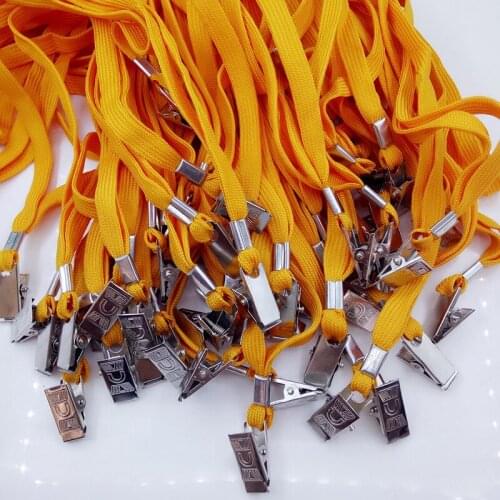 150pcs/lot Neck Strap Lanyards for keys ID Card Gym Mobile Phone Straps USB badge holder DIY Hang Rope tubular Lanyard wholesale