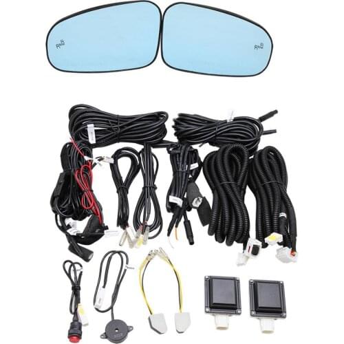 BSM Microwave Blind Spot Assistant System Glare Proof Mirror Base-Heated For Toyota 2011-2014 Prius