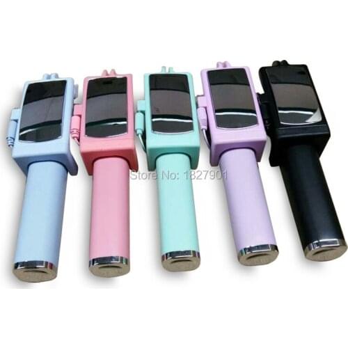 New Foldable Handheld Tripod Wire Selfie Stick Extendable Selfie Stick For iPhone Samsung Smartphone Selfie Stick Monopod