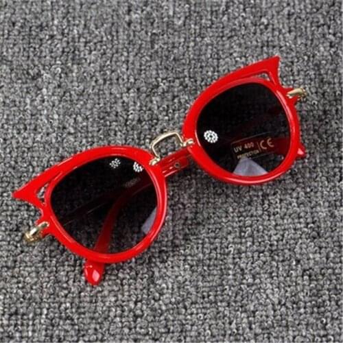 Ywjanp kids sunglasses boys girls kids brand cat eye glasses sun glasses cute baby uv400 lens sunglasses child shades glasses