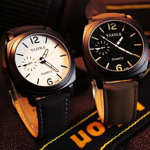 YAZOLE College Series Personalized Sports Men Watch High Quality Quartz Movement Premium Luminous Hands Relogio Masculino 339