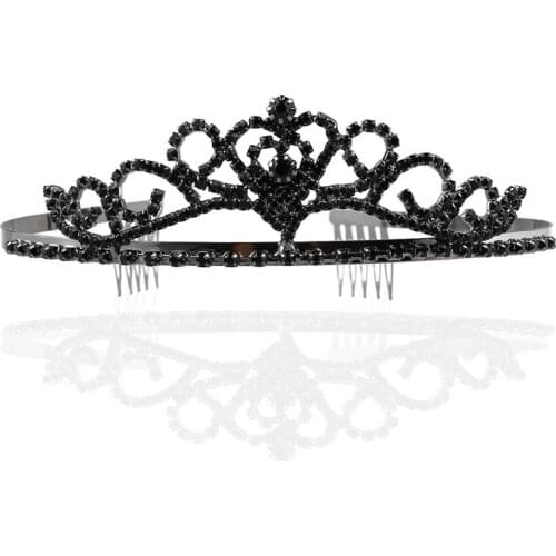 Bridal Crystal Tiaras and Crowns Headband Kid Flower Girls Bridesmaid Wedding Hair Accessiories Hair Jewelry