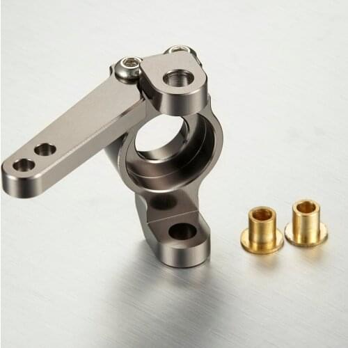 TFL RC Car accessories 1/10 AXIAL SCX10 Rock Crawler Steering Front Knuckles Metal Upgraded TH01767-SMT6