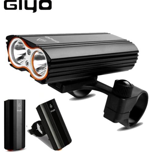 GIYO Bicycle Front Light Bike 2400Lm Headlight T6 Leds Cycling Lamp Lantern Flashlight For Mountain bike or road Bicycle
