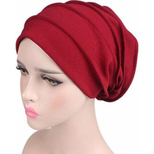 XEONGKVI New Thicken Stretch Cotton Beanies Skullies Spring Autumn Brand Shutter Hats For Women Chemotherapy Cap