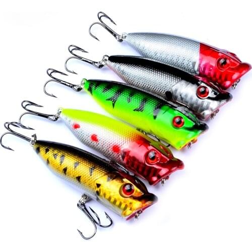 7.3cm/11g with Double Hooks, Floating Water, Lure Bait, Popper Bionic Bait, Hard Bait, Fishing Accessories