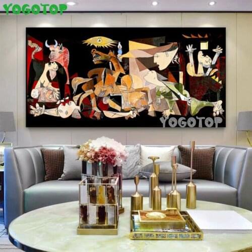 Diy diamond painting Famous Picasso Guernica Art Painting full square round drill Decorative Picture for Room diamond art YY5058