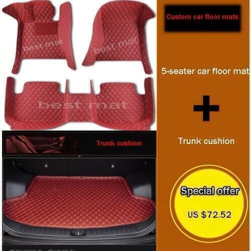 Custom car floor mats trunk mat for Rolls-Royce Ghost Phantom auto styling car accessories