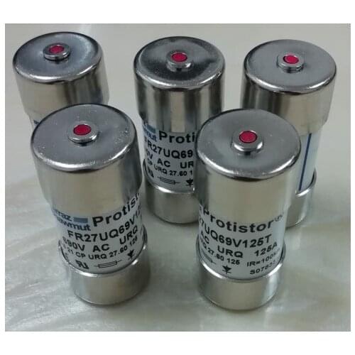 Fuses: FR27UQ69V100T 690Vac URQ 100A 6.921 CP URQ 27.60 100 R078330 / FR27UQ69V125T S078331 / FR27UQ69V160T X076311 aR