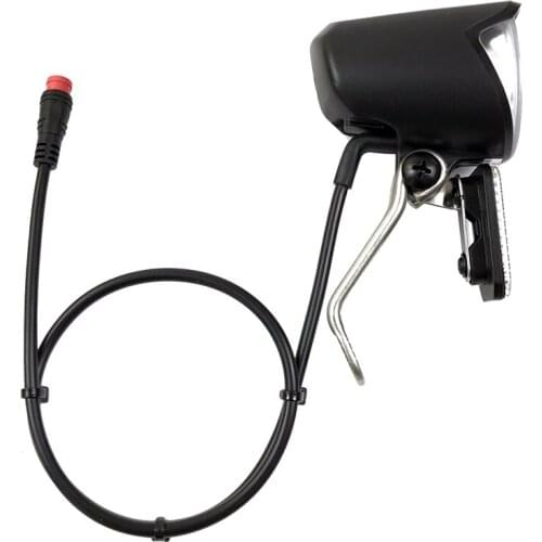 E-Bike Led Headlight 6V 12V 24V 36V 48V 60V Bicycle Light Waterproof Front Headlight Waterproof Connector