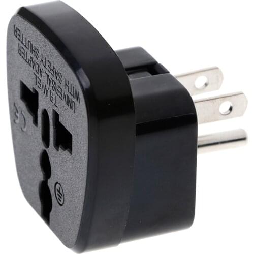 Universal EU UK AU to US USA Canada AC travel power plug adapter converter