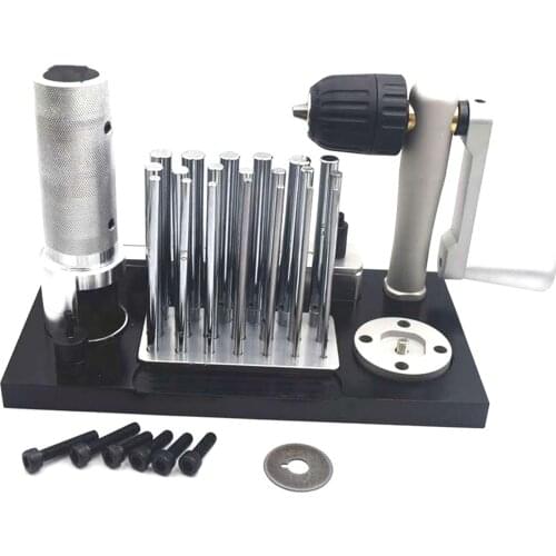 Stainless Steel Jump Ring Maker Wire Drawing Machine with 20pcs Spindles Jewerly Tools
