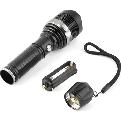 Aluminum Alloy Bright LED Rechargeable Flashlight Torch Outdoor Fishing 3 Light Modes free shipping