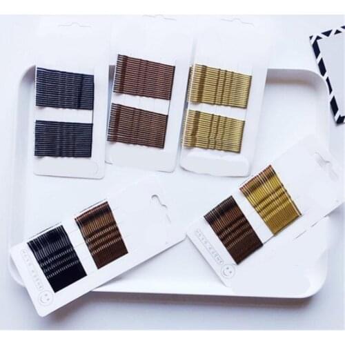 5Colors Wedding Alloy Bobby Pins Hair Clips Hairpins Barrette Hairpins Hair Accessories Side Wire Word Folder Styling Tools