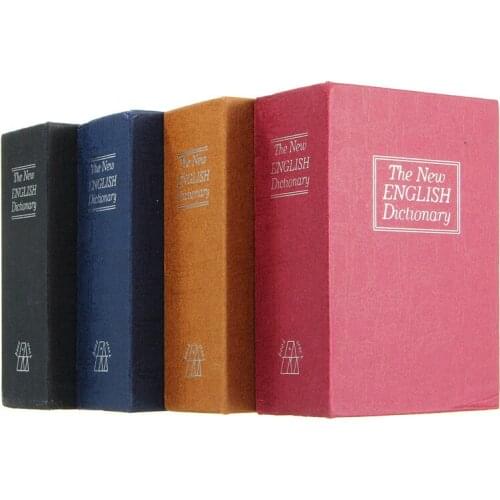 Locker With 2pcs Key Lock Drop Shipping Home Storage Safe Box Dictionary Book Bank Money Cash Jewellery Hidden Secret Security