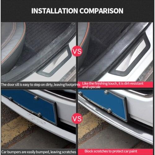 Trucks Door Sill Strip Protector Protector Smooth Shiny Edge Guard Strip Truck Exterior Mouldings & Trim