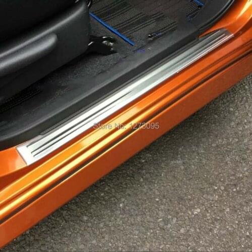 For Nissan Note E12 2017-2019 2020 Stainless Door Sill Scuff Plate Protector Kick Guard Pedal Step Cover Car Styling Accessories