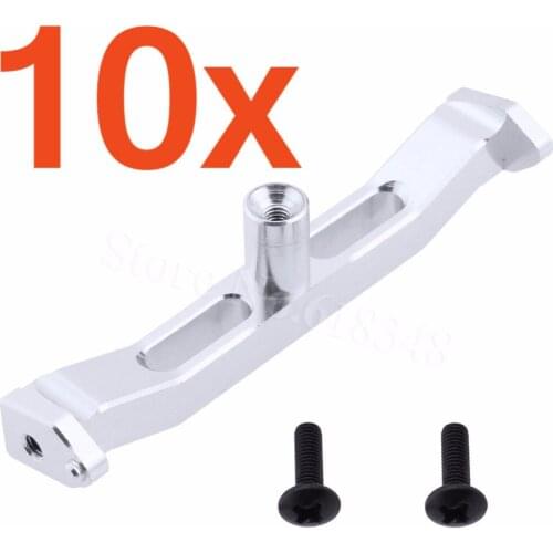 10pcs/Lot Metal Aluminum Alloy Front Beam Cross Frame Brace Plate for 1/10 Scale Axial SCX10 RC Rock Crawler Truck Hop Up Parts