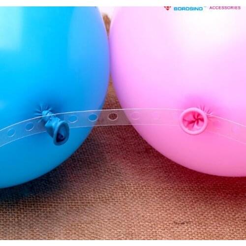 5M Plastic Balloon Chain 410 Holes PVC Rubber Wedding Party Birthday Balloons Backdrop Decor Balloon Chain Arch Decor