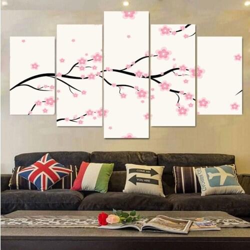 Flower Pattern HD Print Canvas Painting Wall Art Picture for Living Room Home Decor