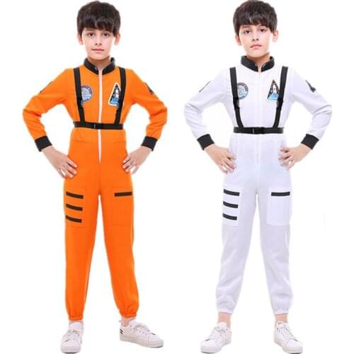 Children Halloween Aviator Pilot Costume Kids Boy Aviation Astronaut Cosplay uniform Role play Carnival Purim Party Dress