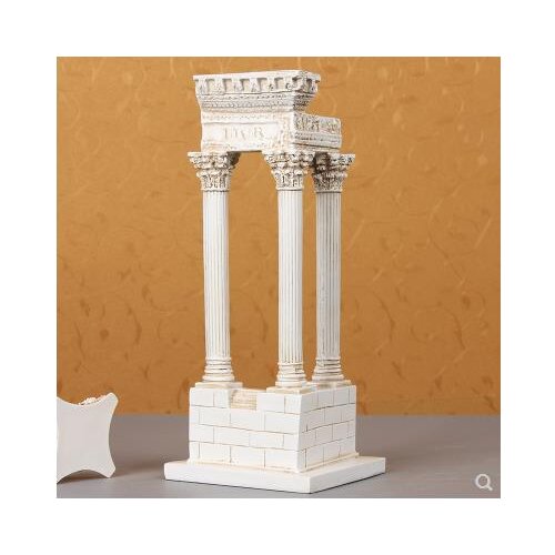 European retro Roman ruins series hall corner crafts, Roman columns, creative home decorations, resin crafts gifts