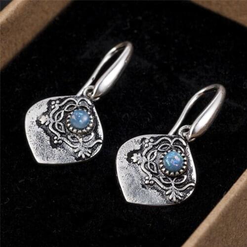 Retro style Fashion Bohemian pair / set womens jewelry alloy carved pattern Pendant Earrings