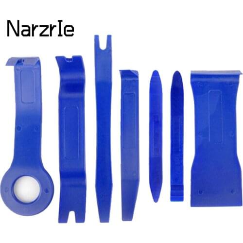 7pcs Hard Plastic Auto Car Radio Panel Interior Door Clip Panel Trim Dashboard Removal Opening Tool Set DIY Car Repair Tool Kit