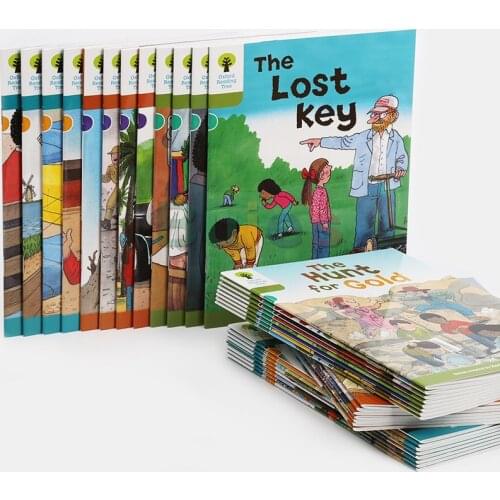 Oxford Reading Tree Level 7-9,kid Oxford reading tree rich reading help children read Pinyin English teaching story picture book