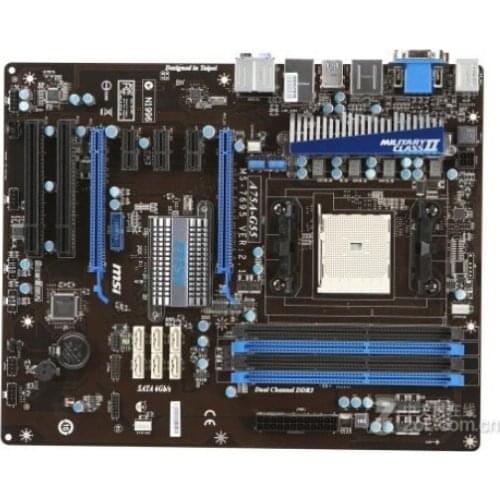 Original motherboard for MSI A75A-G55 mainboard Socket FM1 DDR3 boards 32GB USB3.0 SATA3 A75 Desktop motherboard Free shipping