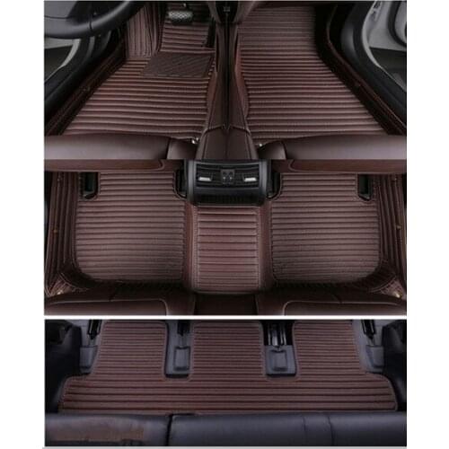 Custom full set car floor mats + trunk mat for Lexus LX 570 7 seats 2020 waterproof carpets for LX570 2019-2007,Free shipping
