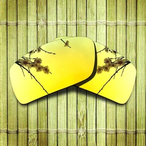 Polarized Replacement Lense For-Oakley Gascan Sunglasses Frame True Color Mirrored Coating - Yellow Available