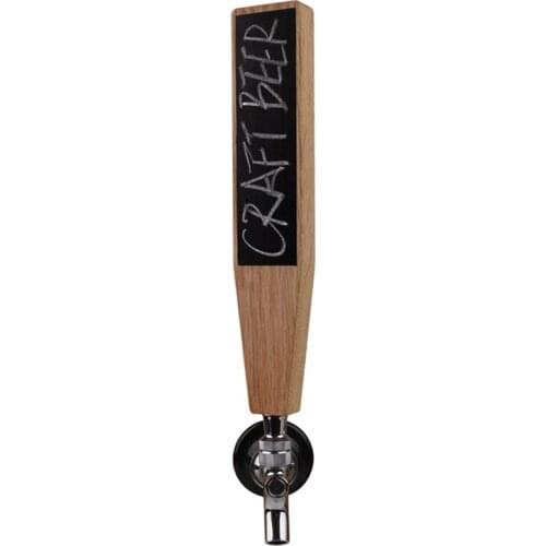 Wooden Chalkboard Tap Handles Oak Beer Tap Handles