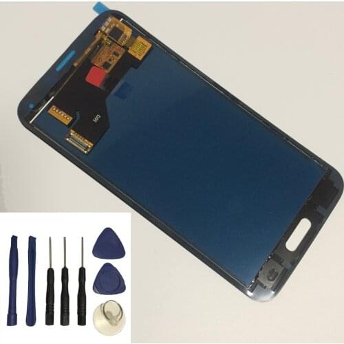 For Samsung Galaxy S5 G900F G900 Touch Screen Panel Digitizer Sensor + LCD Display Monitor Panel Module Assembly + Free Tools