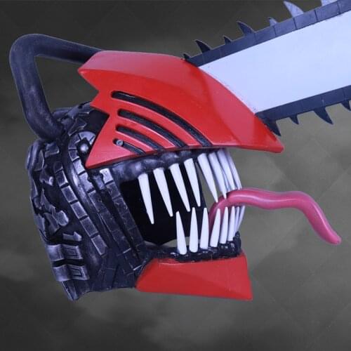 Anime Chainsaw Man Denji Helmet Cosplay Prop PVC Handsaw Cosplay Replica Prop Costume Accessories Decoration Figure Cosplay