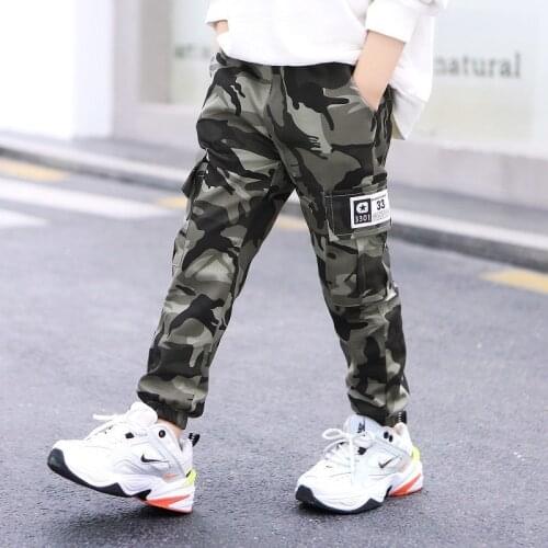 Boys Bottoms Childrens Clothing Boy Casual Camouflage Pants New Sweatpants Comfortable Trousers