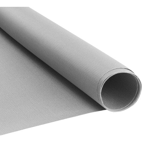 Gray coated Fiberglass Cloth in roll Plain Weave 430g per square meter double silicon coated
